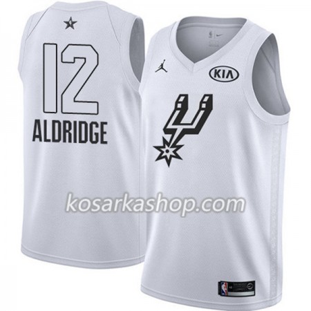Dres San Antonio Spurs LaMarcus Aldridge 12 2018 All Star Jordan Brand Bijela Swingman